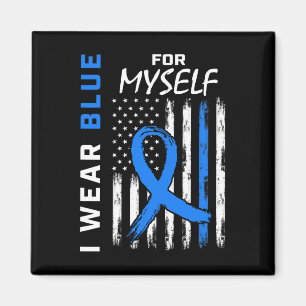 Me I Wear Blue For Myself Diabetes Awareness Ameri Magnet