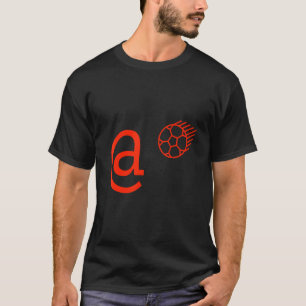 ME@ @ kick follow encourages watch red football T-Shirt