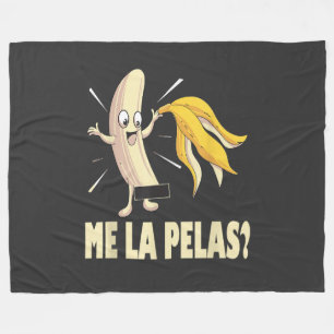 Me La Pelas Fleece Blanket