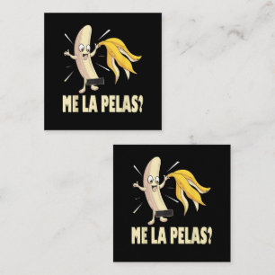 Me La Pelas Square Business Card