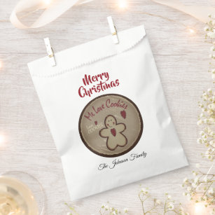 Me Love Cookies - Gingerbread Favour Bag