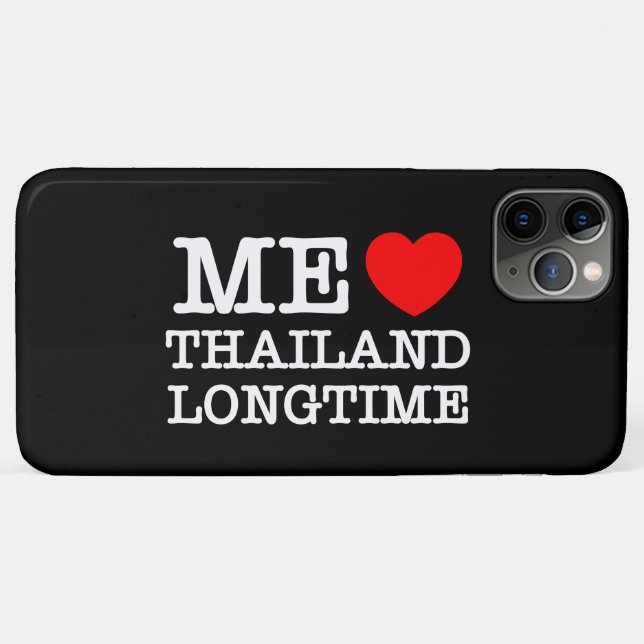 ME LOVE THAILAND LONGTIME Case-Mate iPhone CASE (Back (Horizontal))