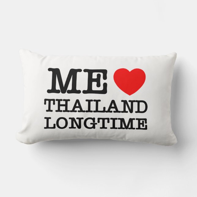 ME LOVE THAILAND LONGTIME LUMBAR CUSHION (Front)