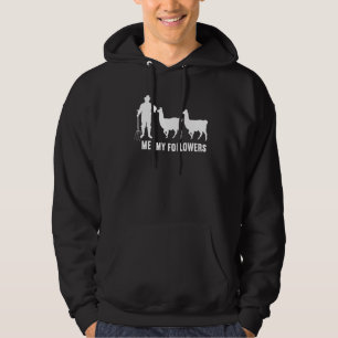 Me My Followers Alpaca Llama Alpacas Alpaca Alpaca Hoodie