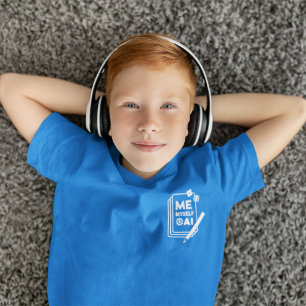 Me, Myself & AI, White Art Boys Shirt