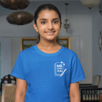 Me, Myself & AI, White Art Girls Shirt