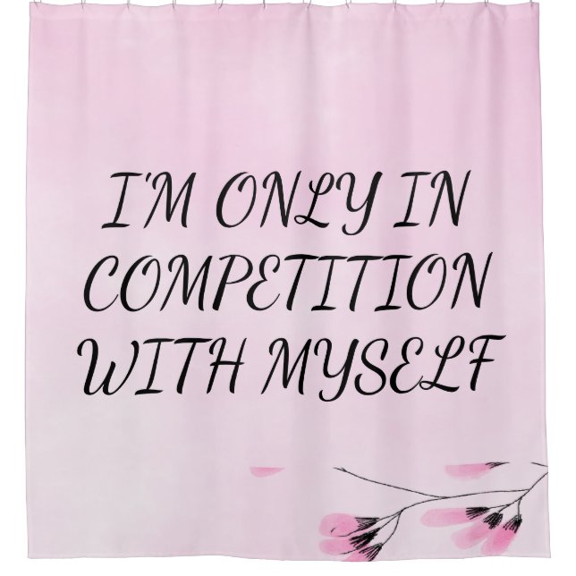 Me, Myself and I Shower Curtain (Front)