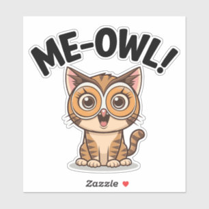 Me-Owl!🐱🦉 Adorable Cat in an Owl Mask