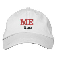 ME time Cust. Text Embroidered Hat