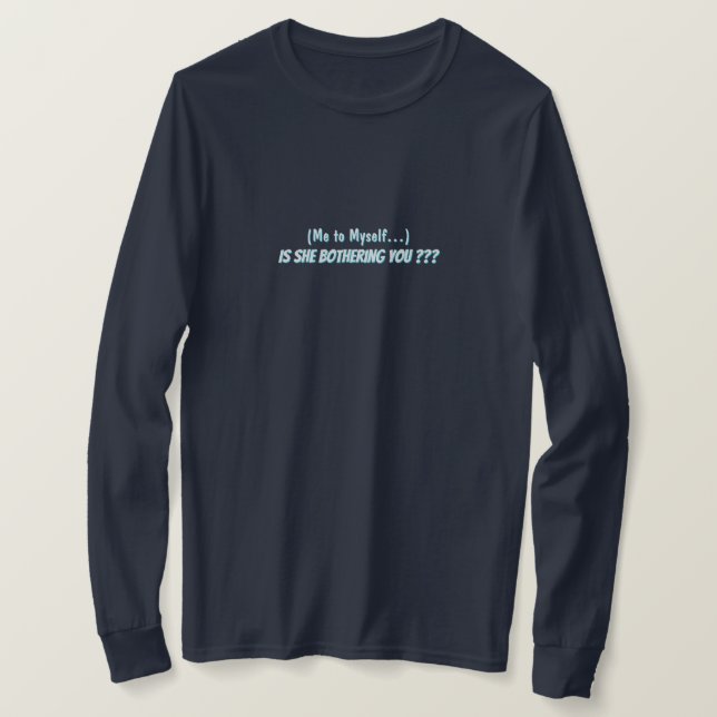 “Me to Myself” Basic Long Sleeve T-Shirt (Design Front)
