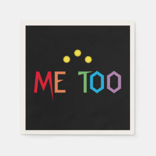 Me Too Rainbow Resist Paper Napkins