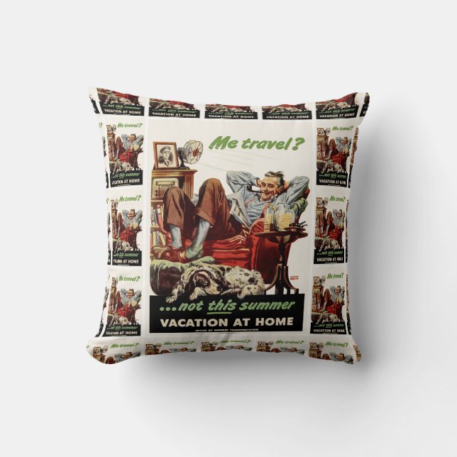 Me travel?...not this summer cushion (Front)