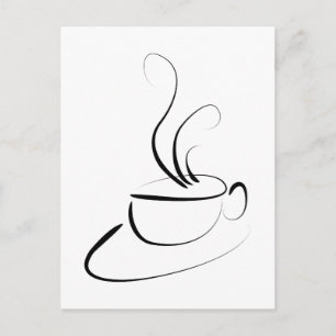 Me Want Coffee Postcard