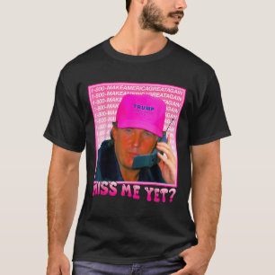 Me Yet Donald Trump 2024 Holding Phone Call Pink T-Shirt
