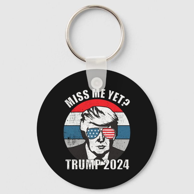 Me Yet Funny Trump 2024 2  Key Ring (Front)