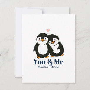 Me & You, always love you forever Card