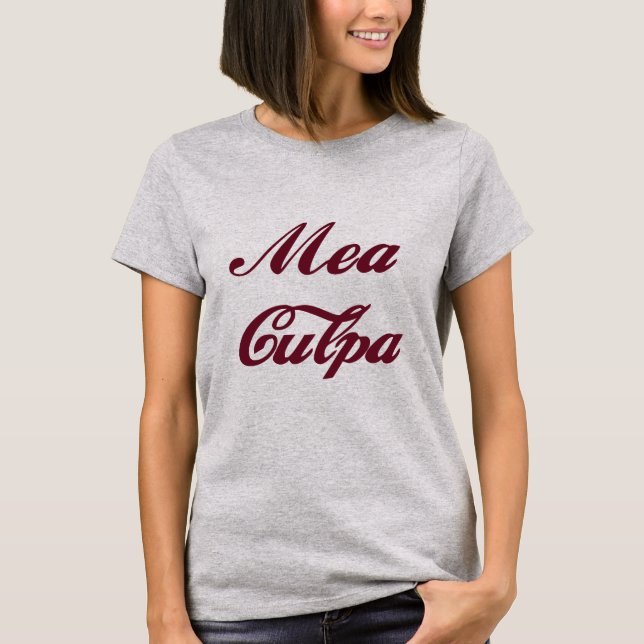 Mea Culpa T-Shirt (Front)