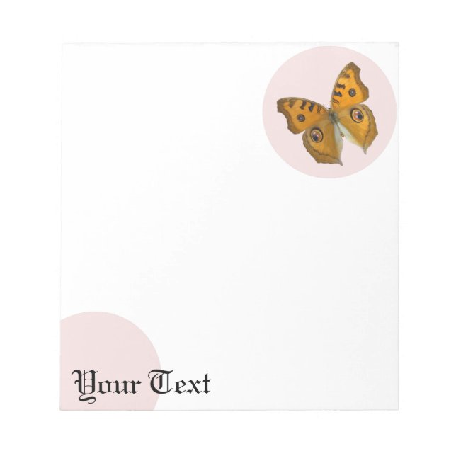 Meadow Argus Butterfly Notepad (Front)