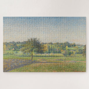 Meadow at Éragny by Camille Pissarro Jigsaw Puzzle