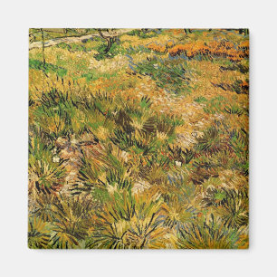 Meadow at Saint Paul Hospital by Vincent van Gogh Magnet