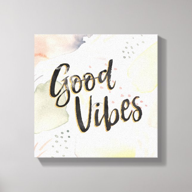Meadow Breeze III | Good Vibes Canvas Print (Front)