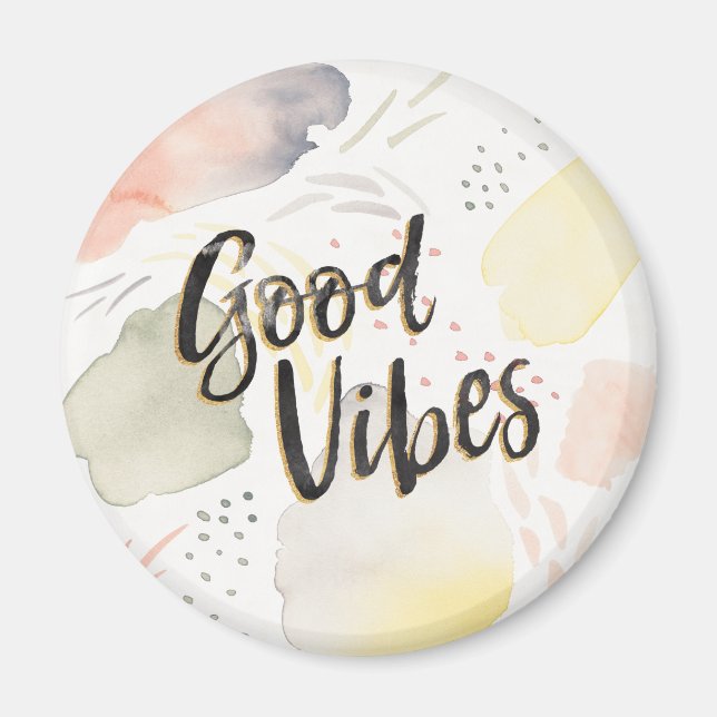 Meadow Breeze III | Good Vibes Magnet (Front)