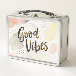 Meadow Breeze III Good Vibes Metal Lunch Box