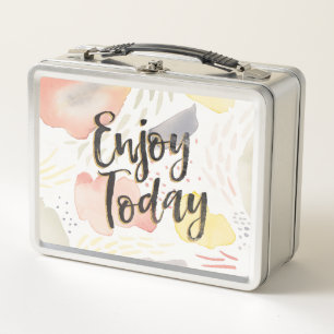 Meadow Breeze IV Enjoy Today Metal Lunch Box