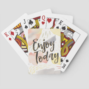 Meadow Breeze IV   Enjoy Today Playing Cards