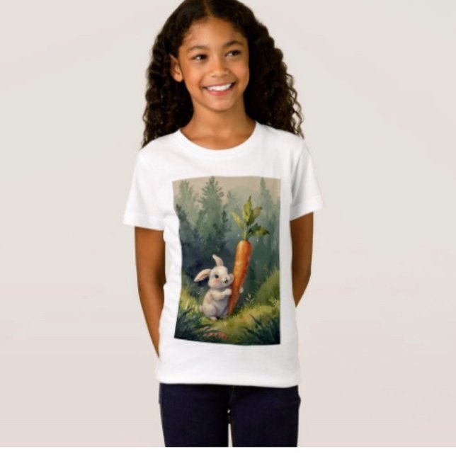 Meadow Bunny Dreams: Whimsical Kids T-Shirt  (Creator Uploaded)