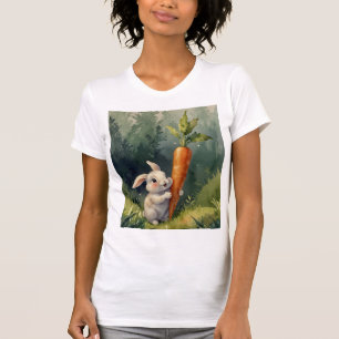 Meadow Bunny Dreams: Whimsical T-Shirt