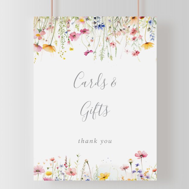 Meadow Colourful Wildflower Cards and Gifts Sign (Creator Uploaded)