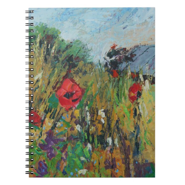 Meadow Flowers 2012 Spiral Notebook (Front)