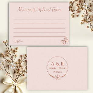 Meadow Flowers Advice for Bride and Groom Enclosure Card