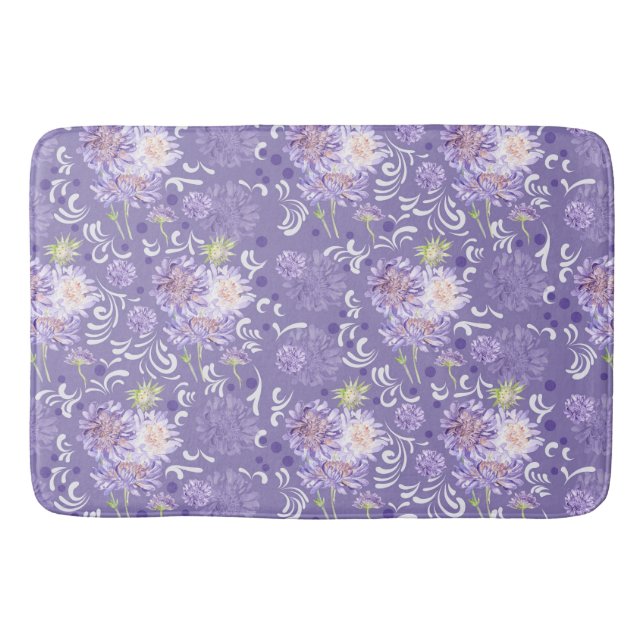 meadow flowers bath mat (Front)