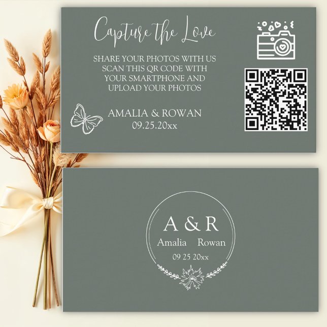 Meadow Flowers Capture the Love Enclosure Card (Creator Uploaded)