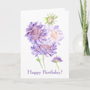 meadow flowers card