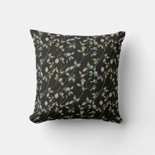 Meadow flowers clover prints country house cushion