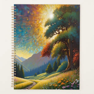 Meadow Flowers Colourful Art Planner
