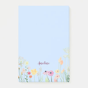 Meadow Flowers Post-it Notes