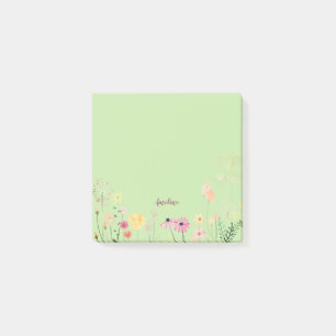 Meadow Flowers Post-it Notes