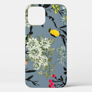 Meadow Flowers Rowan Seamless Background iPhone 12 Case