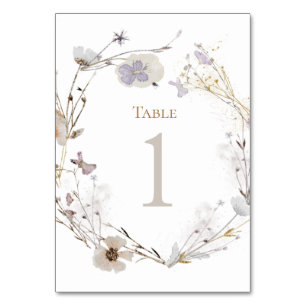 meadow flowers Table Number 1