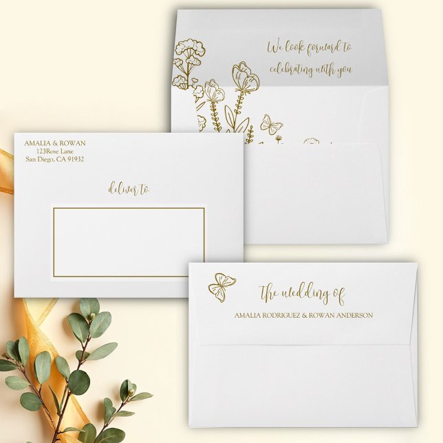 Meadow Flowers Wedding Envelope (Creator Uploaded)