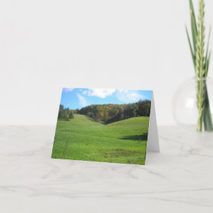 Meadow Folded Thank You Card