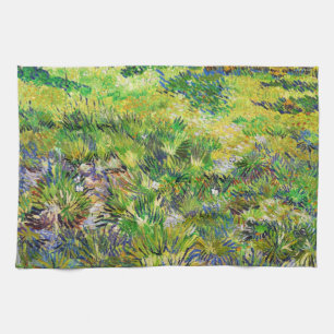 Meadow Garden Saint-Paul Hospital Vincent van Gogh Tea Towel