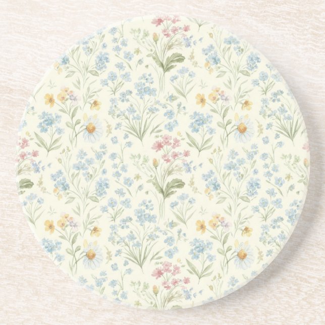 Meadow Grasses by Natasha Us  Coaster (Front)