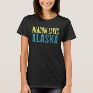 Meadow Lakes Alaska Pacific Coast Stacked T-Shirt
