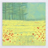 Meadow Landscape Painting