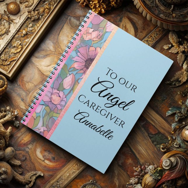 Meadow Lane Floral Caregiver Spiral Photo Notebook (Creator Uploaded)